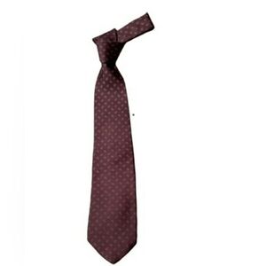 Elegant Burgundy Patterned Tie - Like New